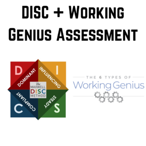 DISC + Working Genius Assessment with 30-minute Debrief
